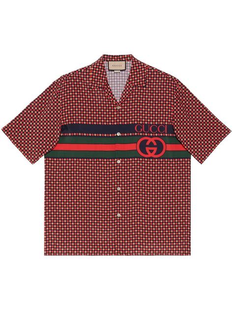 gucci bowling shirt replica|gucci belt shirt real.